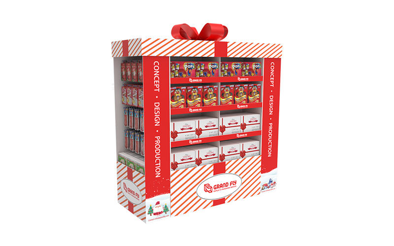 Christmas Gift Cardboard Pallet Display Christmas Gift Cardboard Pallet Display