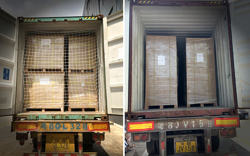 Palletized to Container Palletized to Container