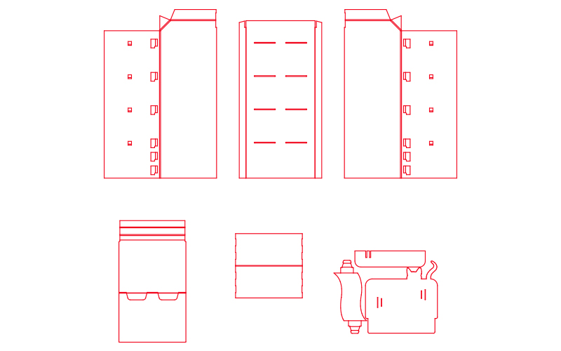template Cardboard display stand template