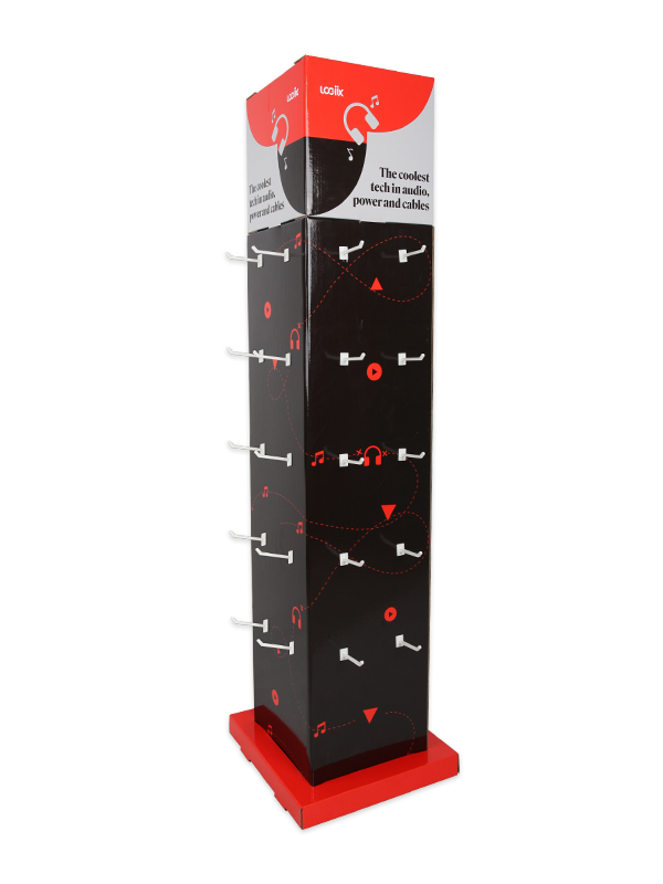 4 Side Pegboard Display 4 Side Pegboard Display