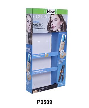 Custom Printed Sidekick Display for Cosmetics