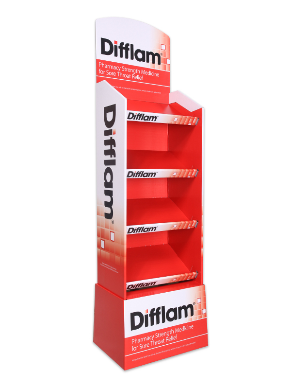 Floor Display Shelf Cardboard Floor Display Shelf