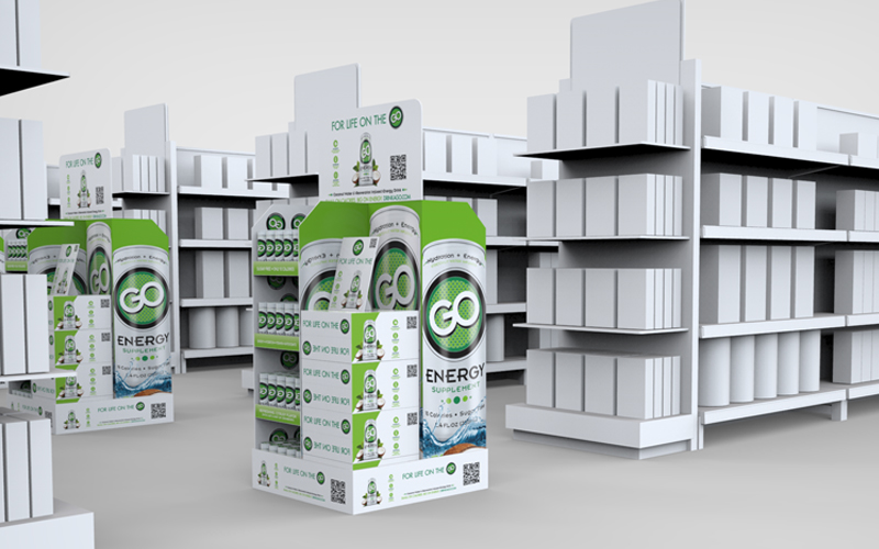 POS Shelf display for Drink POS Shelf display for Drink