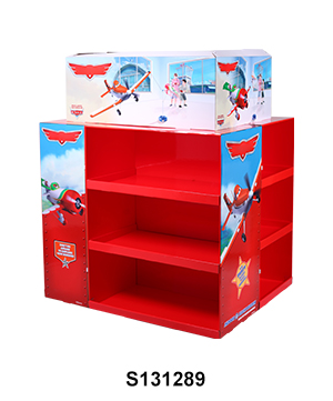 Walmart Cardboard Full Pallet Display Stand for Toy
