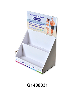 2 Tier Countertop Display for Health Care Products