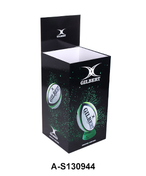 Cardboard POS Display Dump Bins for Rugby Football