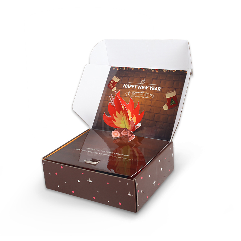 Custom PopUp Campfire Mailler Shipping Box-1