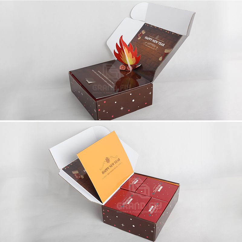 Custom PopUp Campfire Mailler Shipping Box-2