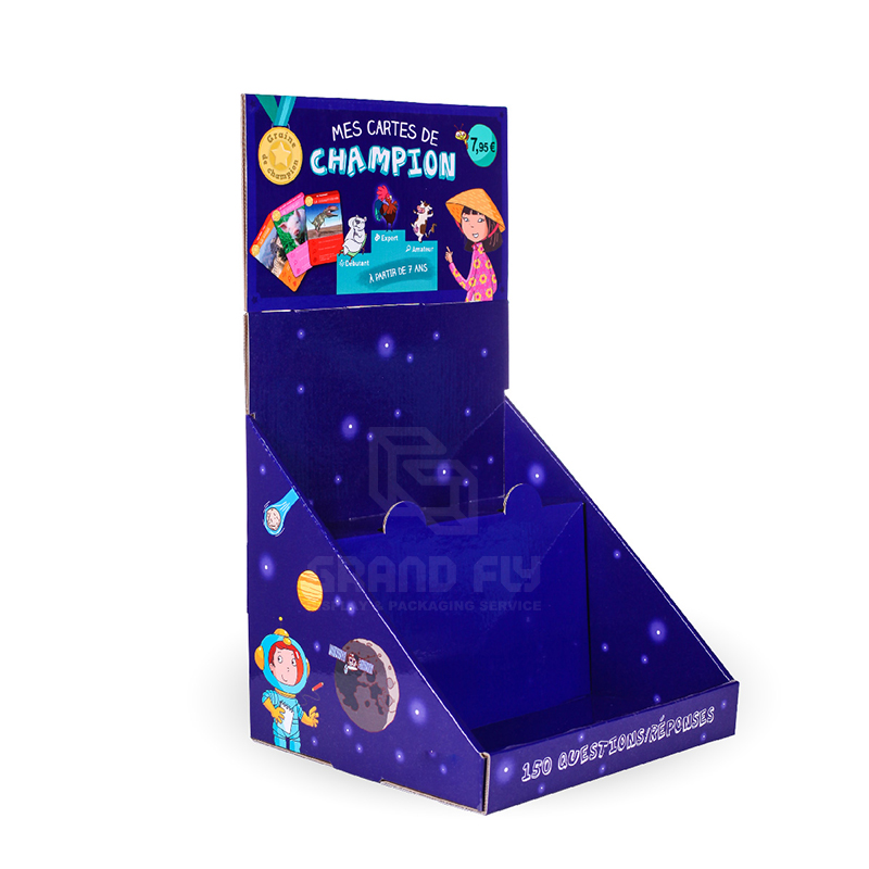 Custom Printed 2 Tier Cardboard CDU Display Box for Book-1 Custom Printed 2 Tier Cardboard CDU Display Box for Book-1