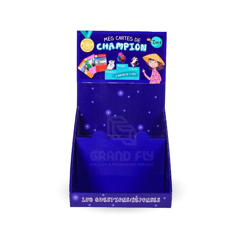 Custom Printed 2 Tier Cardboard CDU Display Box for Book-2 Custom Printed 2 Tier Cardboard CDU Display Box for Book-2