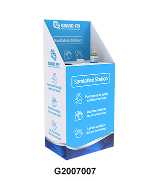 Recycle Cardboard Hand Sanitiser Display Bins