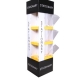 4-Sided Corrugated Temporary Floor Display Rack for StationeryNotebook
