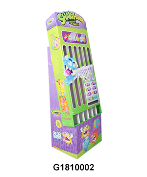 Custom Cardboard Gravity Feed FSDU Floor Retail Display Stand
