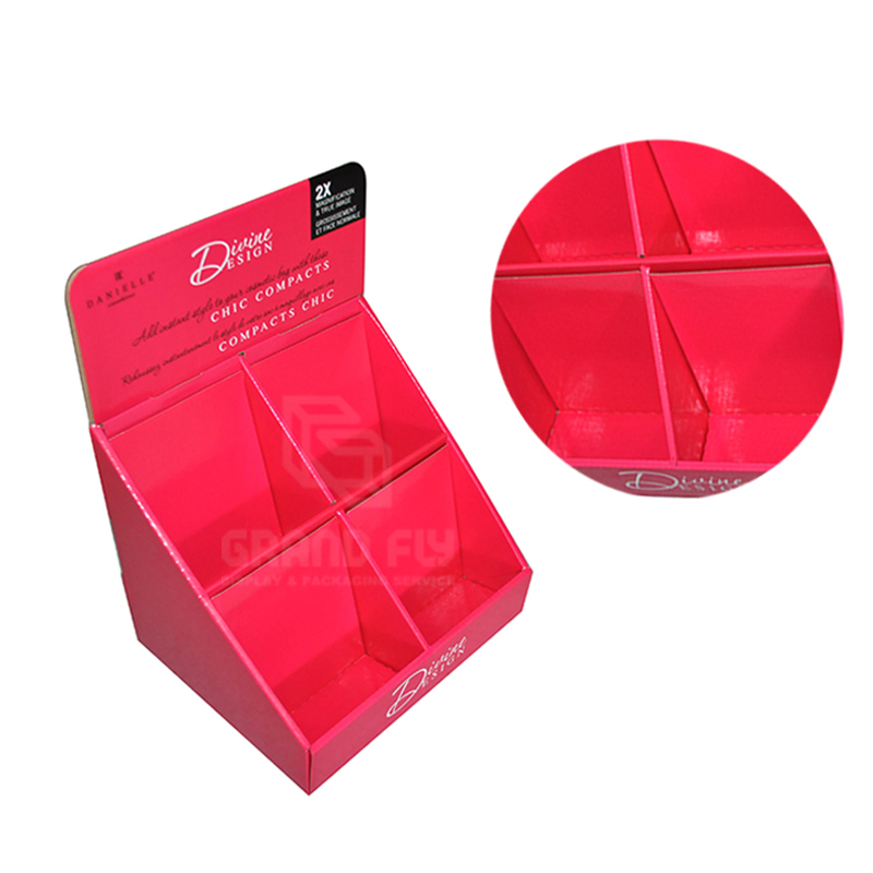 Temporary POS Desktop Counter Display Unit for Cosmetic Mirror-5