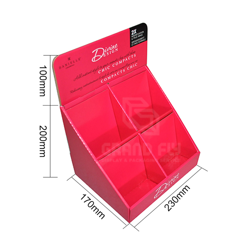 Temporary POS Desktop Counter Display Unit for Cosmetic Mirror-6
