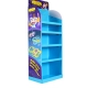 Cardboard POP Retail Floor Shelf Display for Crayon/Stationery