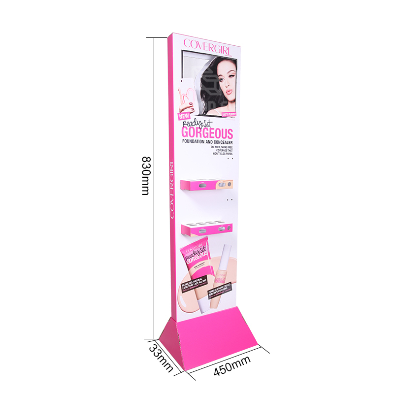 Cosmetics POP Free Standing Display Unit for Foundation and Concealer-6