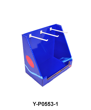 Foldable Sock SRT Counter Display Box with Hook