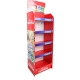 Cardboard Floor Retail Snack Display for Christmas Promotion