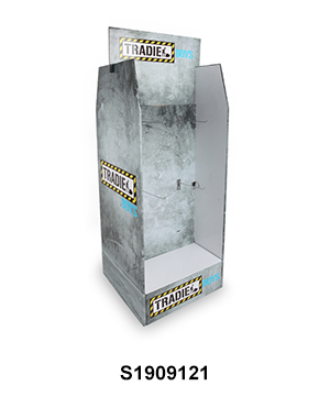 Two-sided Cardboard FSDU Display with Peg Hook for Underwear