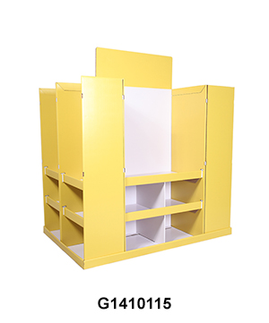 4-Sides BTS Corrugated Full Pallet Display for Stationery