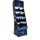 Cardboard Floor Displayer with Tier & Divider for Flashlight