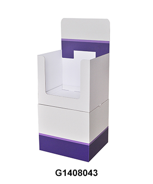 Coffee POS Carton Floor Shipper Display Dump Bin