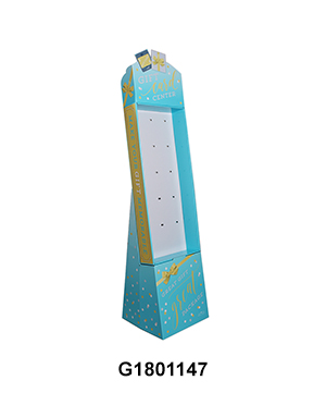 Corrugated Carton Hook FSDU Stand for Greeting CardGift