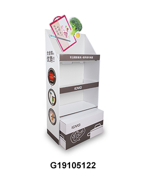 Custom Design Kitchenware Cardboard Point of Sale Displays with 3D Header