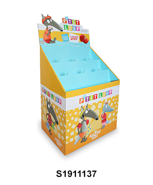Floor Pallet Display with Attached Header for Kid's Book