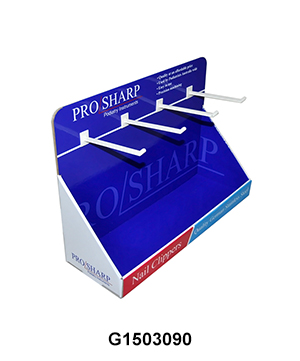 Hook Cardboard Counter Table Display Box for Nail Clippers